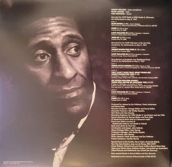 Sonny Rollins - Rollins In Holland (3xLP, Album, RSD, Mono, Dlx, Ltd, Num, Gat) (VG+ / VG+) - Image 3