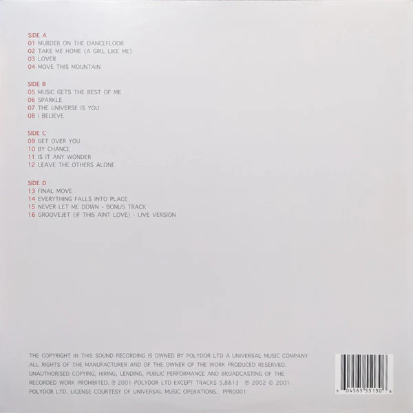 Sophie Ellis Bextor* - Read My Lips (2xLP, Album, RE, Red) (NM or M- / NM or M-) - Image 4