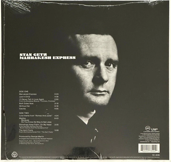 Stan Getz - Marrakesh Express (LP, Album, RE, 180) (M / M) - Image 2