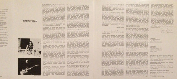 Steely Dan - Aja (LP, Album, RE, RM, Gat) (VG+ / NM or M-) - Image 3