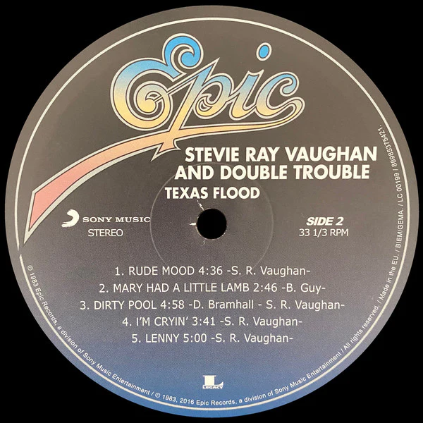 Stevie Ray Vaughan And Double Trouble* - Texas Flood (LP, Album, RE, 180) (M / M) - Image 4