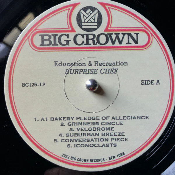 Surprise Chef - Education & Recreation (LP, Album) (VG+ / VG+) - Image 3