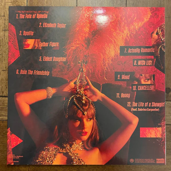 Taylor Swift - The Life Of A Showgirl (LP, Album, Ora) (M / M) - Image 2