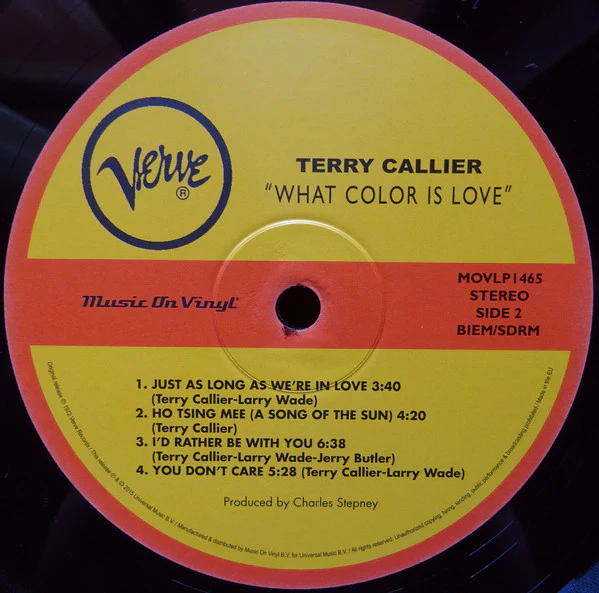 Terry Callier - What Color Is Love (LP, Album, RE, RM, 180) (M / M) - Image 4