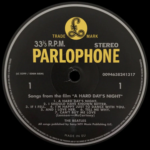 The Beatles - A Hard Day's Night (LP, Album, RE, RM, 180) (M / M) - Image 3