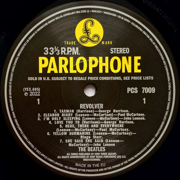 The Beatles - Revolver (LP, Album, RE, RM, Rem) (M / M) - Image 3