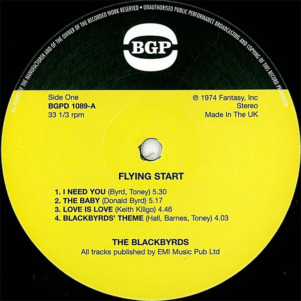 The Blackbyrds - Flying Start (LP, Album, RE, Gat) (M / M) - Image 5