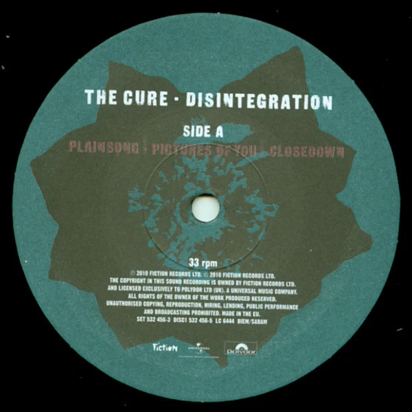 The Cure - Disintegration (2xLP, Album, RE, RM, 180) (M / M) - Image 4