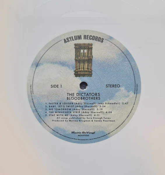 The Dictators - Bloodbrothers (LP, Ltd, Num, RM, Whi) (NM or M- / NM or M-) - Image 5