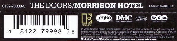 The Doors - Morrison Hotel (CD, Album, RE, 40t) (M / M) - Image 4