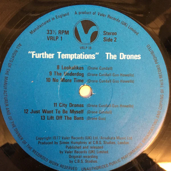 The Drones - Further Temptations (LP, Album) (VG / VG+) - Image 4
