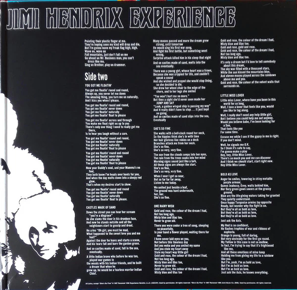 The Jimi Hendrix Experience - Axis: Bold As Love (LP, Album, Mono, RE, RM, RP, Gat) (M / M) - Image 4