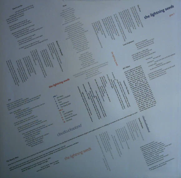 The Lightning Seeds* - Cloudcuckooland (LP, Album) (VG / VG+) - Image 3