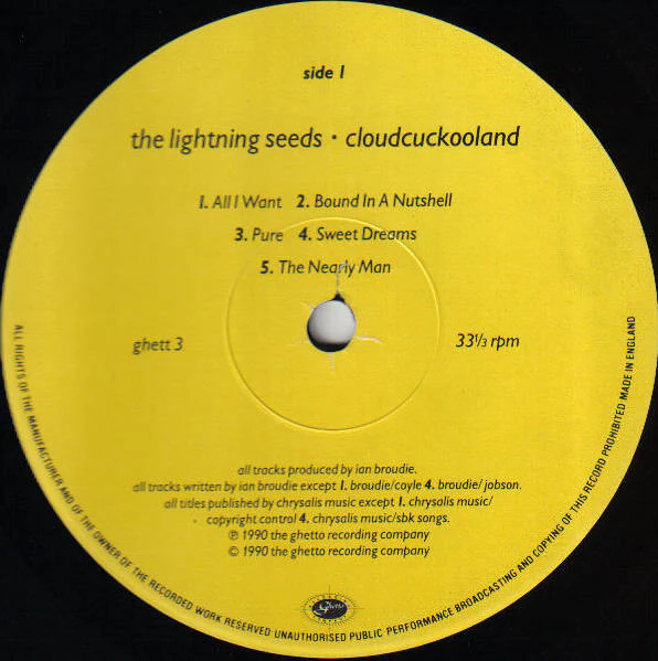The Lightning Seeds* - Cloudcuckooland (LP, Album) (VG / VG+) - Image 5