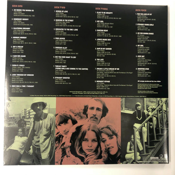 The Mamas & The Papas - The Complete Singles  (2xLP, Album, Comp, Mono) (NM or M- / VG+) - Image 2