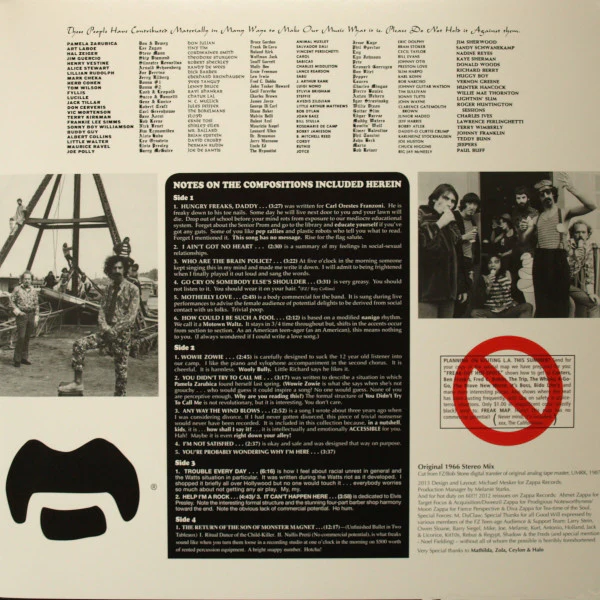 The Mothers Of Invention* - Freak Out! (2xLP, Album, RE, Hot) (NM or M- / NM or M-) - Image 3
