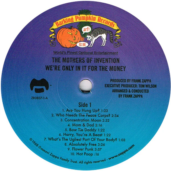 The Mothers - We're Only In It For The Money (LP, Album, RE, RM, Gat) (NM or M- / NM or M-) - Image 5