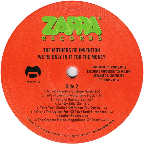 The Mothers - We're Only In It For The Money (LP, Album, RE, RM, Gat) (NM or M- / NM or M-) - Image 6