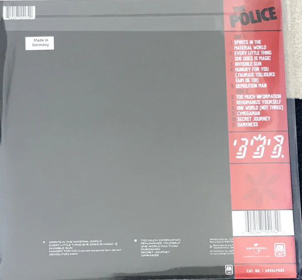 The Police - Ghost In The Machine (LP, Album, Ltd, RE, RM, Hal) (NM or M- / NM or M-) - Image 10