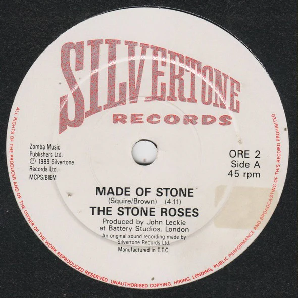 The Stone Roses - Made Of Stone (7", Single, RE, Pap) (VG+ / VG) - Image 3