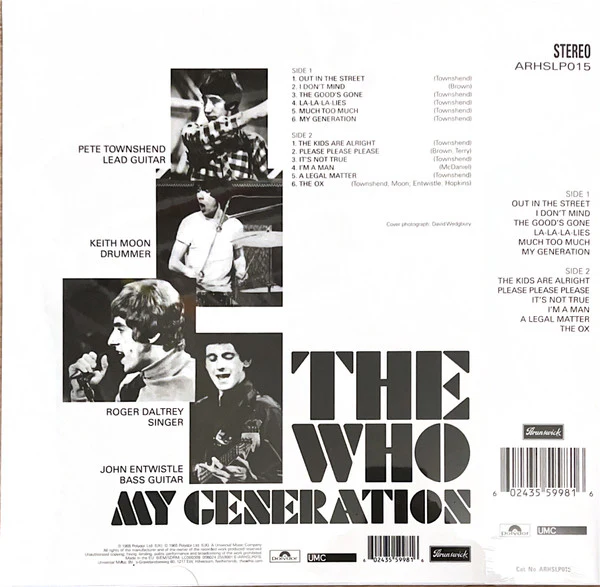 The Who - My Generation (LP, Album, Ltd, RE, RM, Hal) (M / M) - Image 2