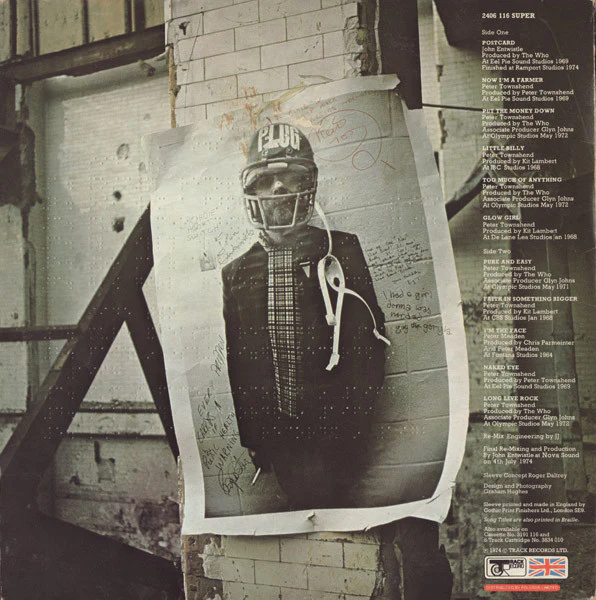 The Who - Odds & Sods (LP, Album, Die) (VG+ / VG+) - Image 2