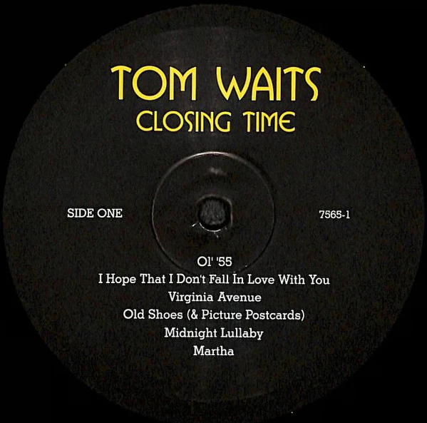 Tom Waits - Closing Time (LP, Album, RE, RM, 180) (NM or M- / VG+) - Image 3