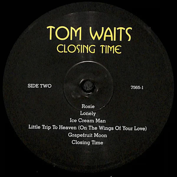 Tom Waits - Closing Time (LP, Album, RE, RM, 180) (NM or M- / VG+) - Image 4