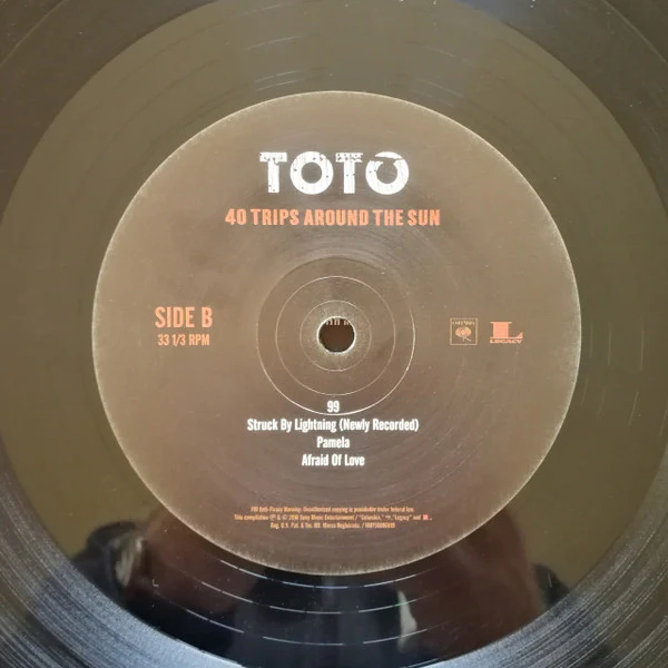 Toto - 40 Trips Around The Sun (2xLP, Comp, RM) (VG+ / VG+) - Image 5
