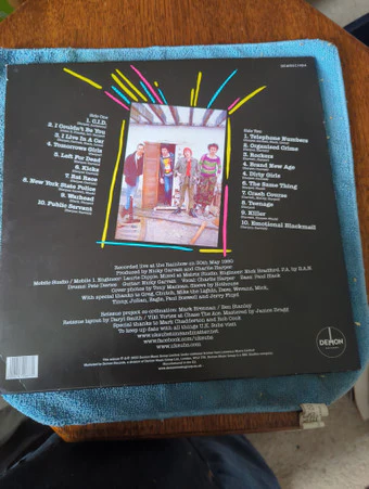 U.K. Subs* - Crash Course - Live (LP, Album, RE) (M / M) - Image 2