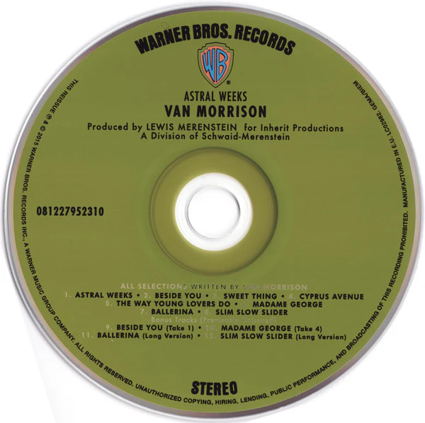 Van Morrison - Astral Weeks (CD, Album, RE, RM, Dig) (M / M) - Image 3