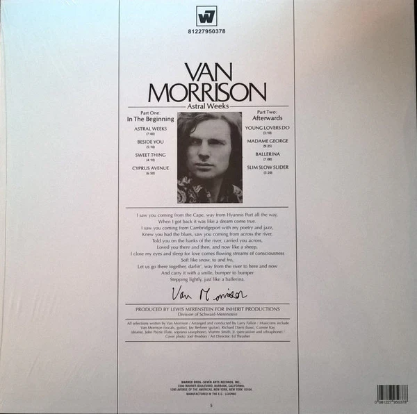 Van Morrison - Astral Weeks (LP, Album, RE, RP, 180) (M / M) - Image 2