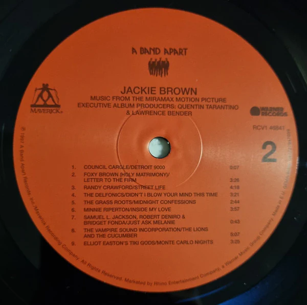 Various - Jackie Brown (Music From The Miramax Motion Picture) (LP, Comp, RE, 180) (M / M) - Image 4