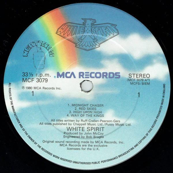 White Spirit  - White Spirit (LP, Album) (VG+ / VG+) - Image 3