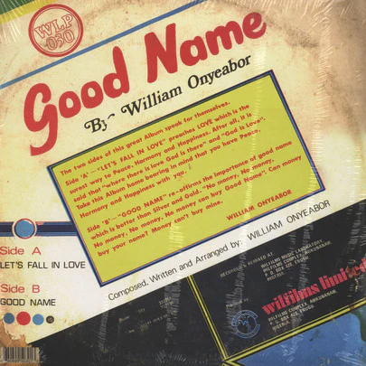 William Onyeabor - Good Name (LP, Album, RE, RM) (M / M) - Image 2