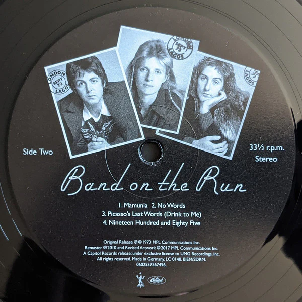 Wings (2) - Band On The Run (LP, Album, RE, RM, 180) (M / M) - Image 4