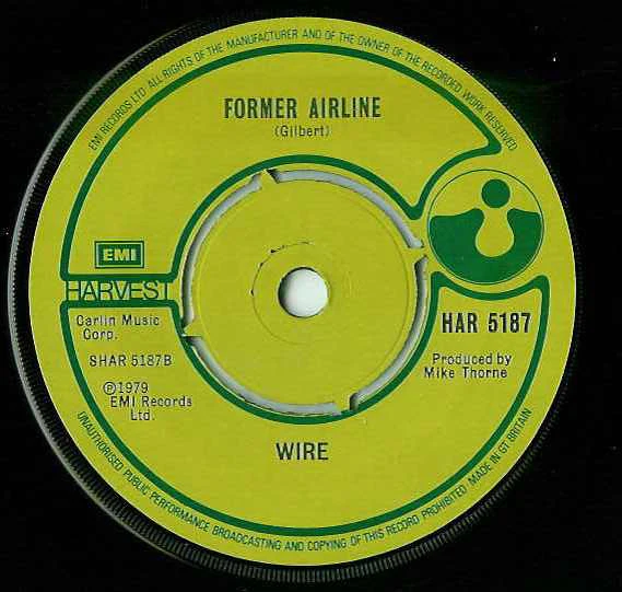Wire - A Question Of Degree (7", Single) (VG+ / VG+) - Image 4